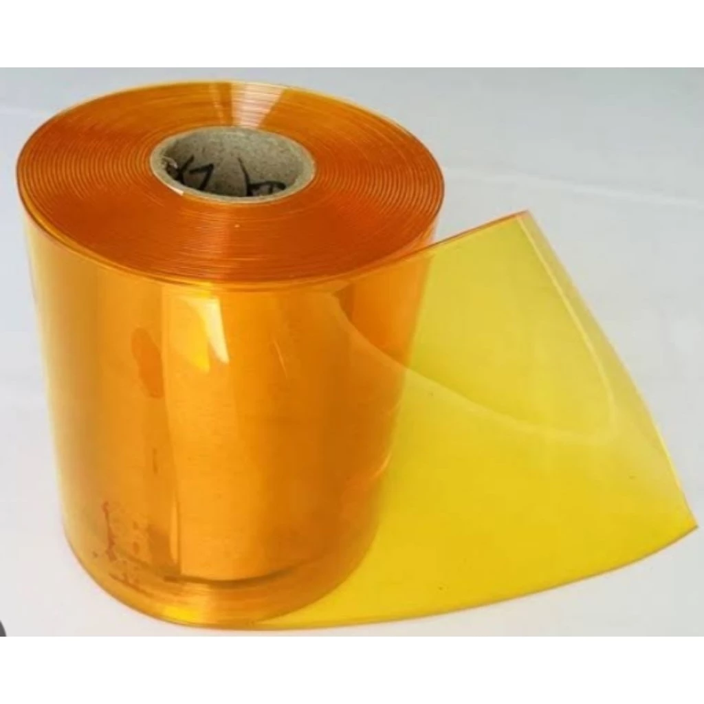 Pvc Strip Kuning PVC Strip Curtain 3mm 30cm 50m Clear Kuning (Per Roll)